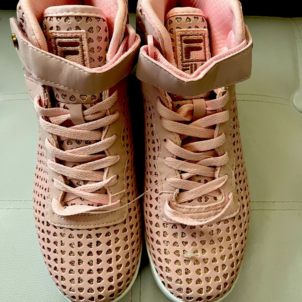 FILA Pink High Top Sport Shoes